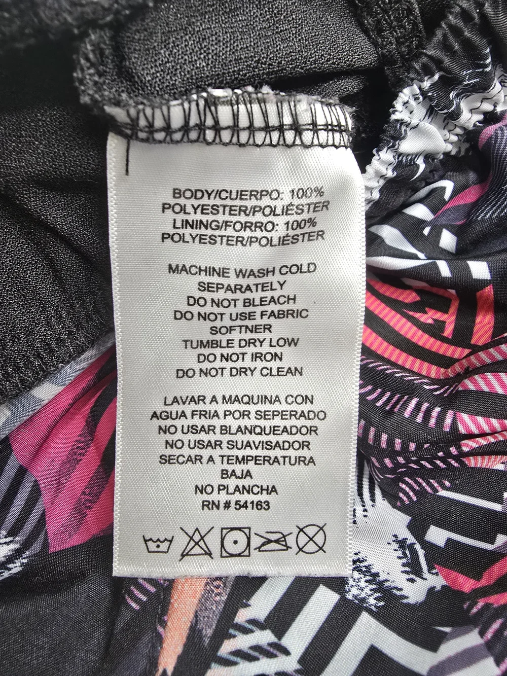 Calvin Klein‎ Black and Pink Graphic Athletic Shorts